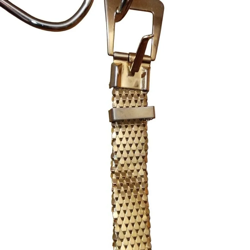 Vintage Gold Metallic Mesh Women's Belt 33